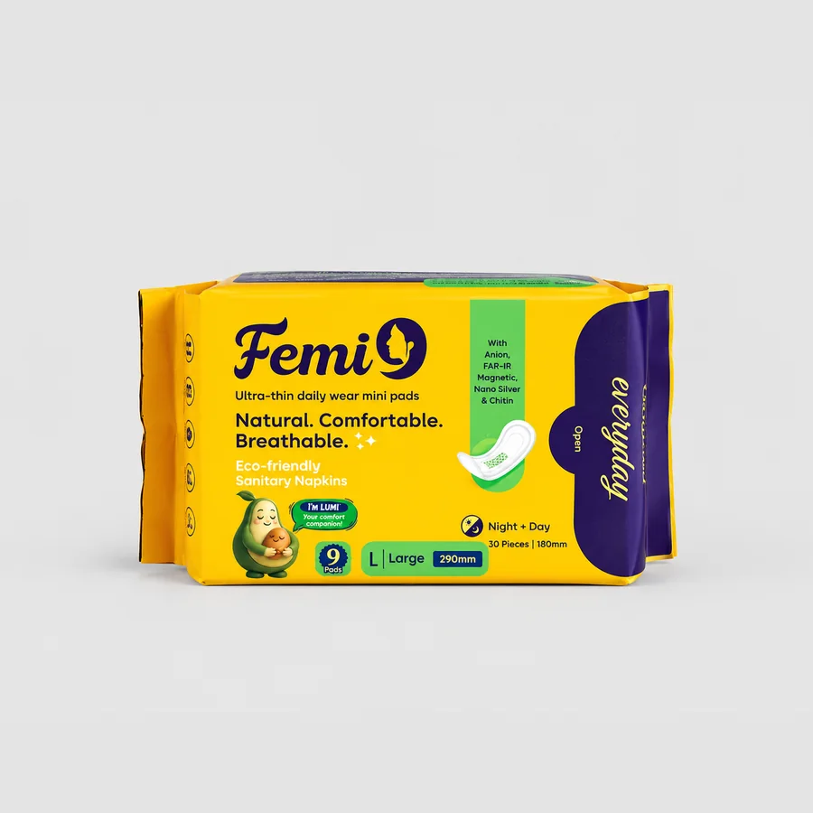 Femi9 Mini Pads for daily use 180mm (30pads)