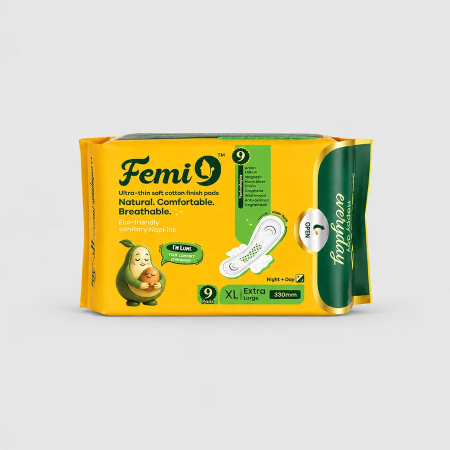 Femi9 Femi9 Ultra - Thin Sanitary Pads 330mm (9pads)(XL) pack